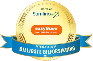 medalje med udbyders logo og hvilken award de har vundet