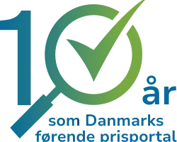 Samlino '10 år som Danmakrs førende prisportal' ikon