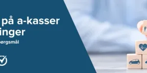 Grafik med teksten forskel på akasser og fagforeninger