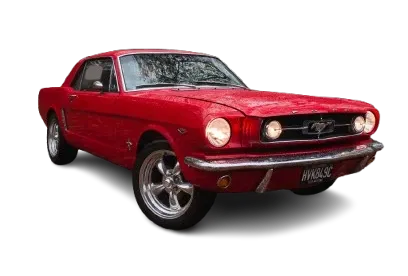 Billede af en veteranbil