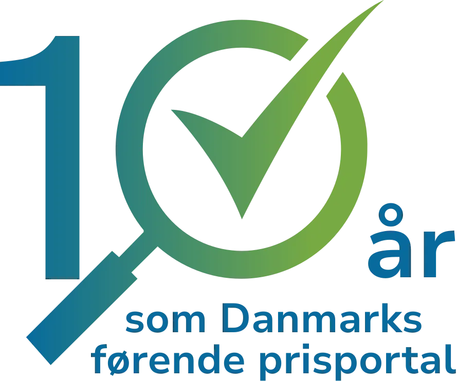 Samlino '10 år som Danmakrs førende prisportal' ikon