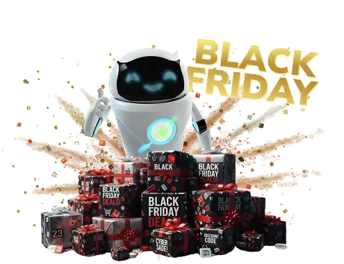 Samlinos black friday tilbud maskot